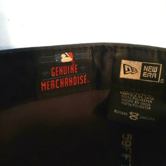 Detroit Tigers Hat Baseball Cap Fitted 7 1/2 New Era Gray Green MLB As Is - Picture 9 of 12